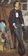 Louise-Catherine Breslau Portrait of Henry Davison, English poet Spain oil painting artist